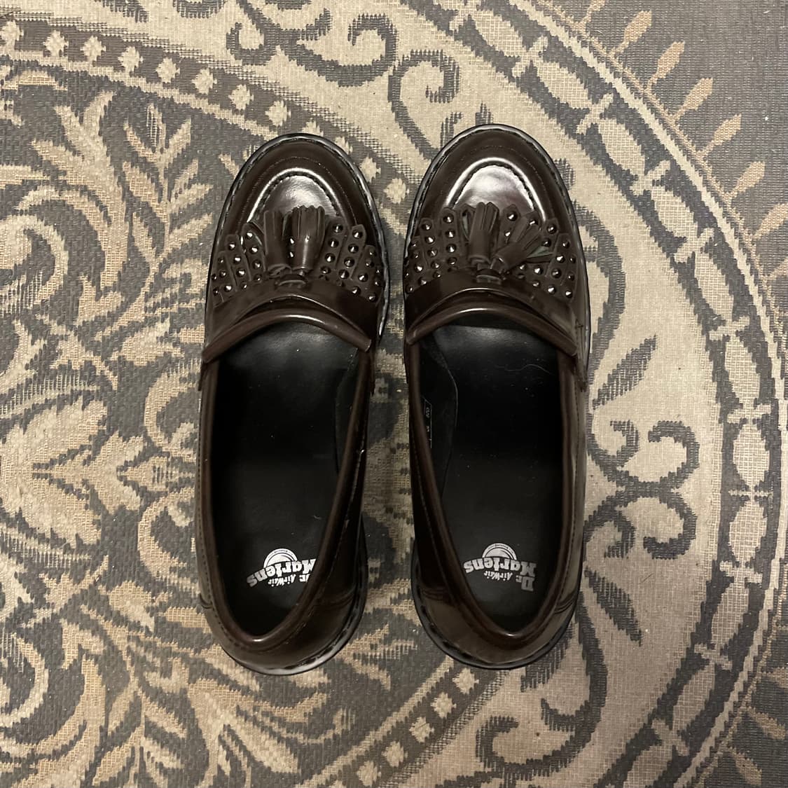 닥터마틴 (우먼) Mairwen 그레이 테슬 로퍼 힐   상품이미지4