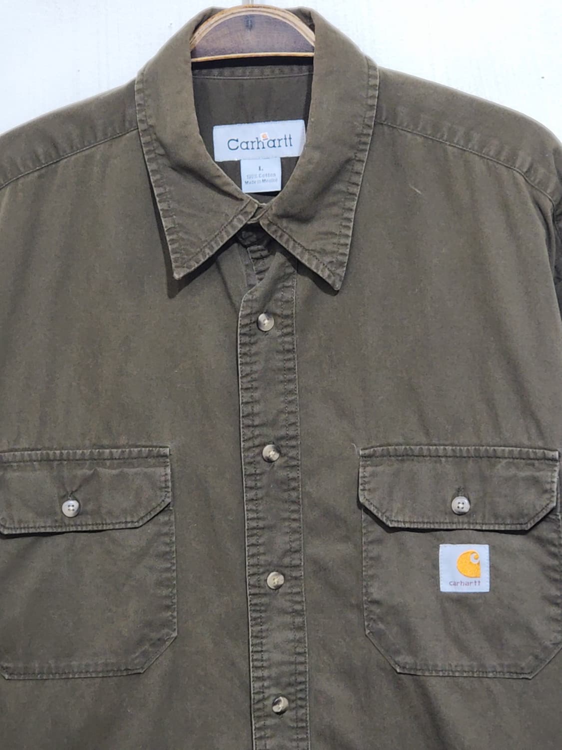 (XL) 칼하트 남방 포켓 로고 셔츠 아메카지 캐주얼  상품이미지2