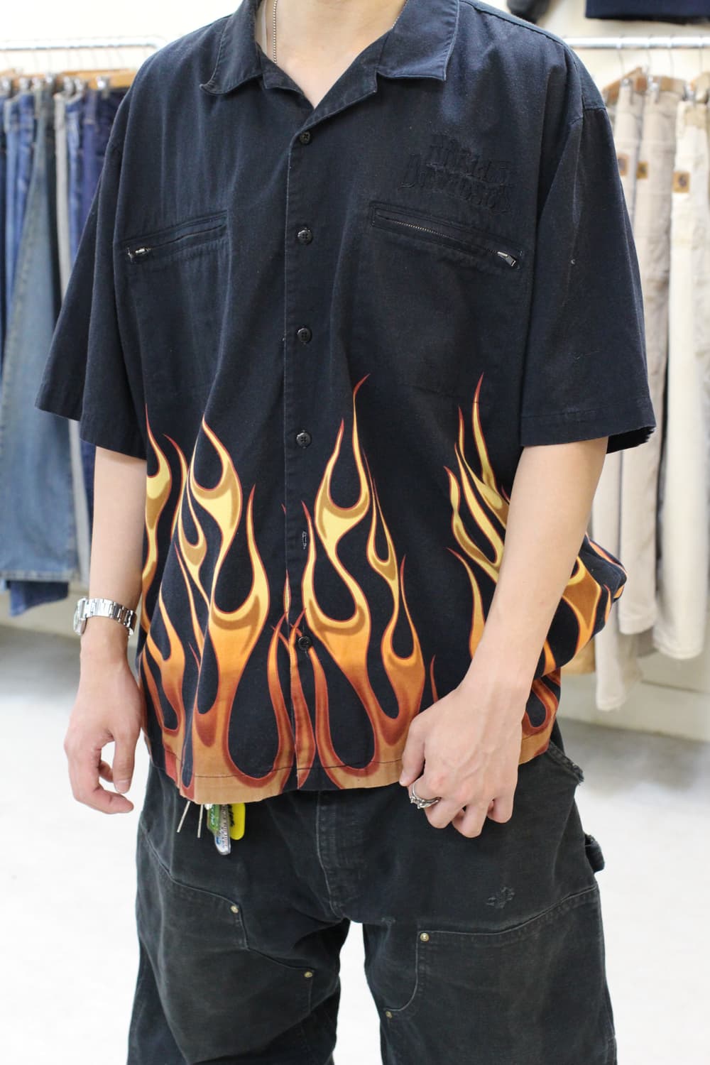 1990s Harley-Davidson Flame Shirts 상품이미지7