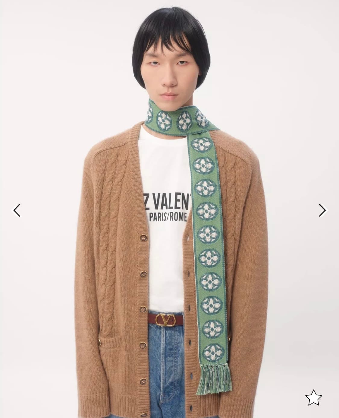 발렌티노 프린지 스카프 알렉산드로 미켈레 상품이미지3
