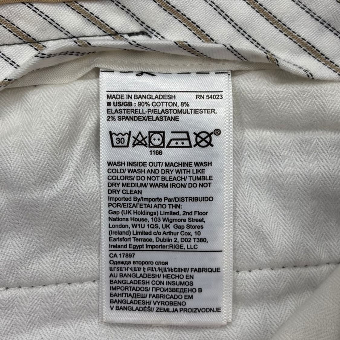 바나나리퍼블릭 슬림핏 코튼팬츠 v2505 상품이미지8