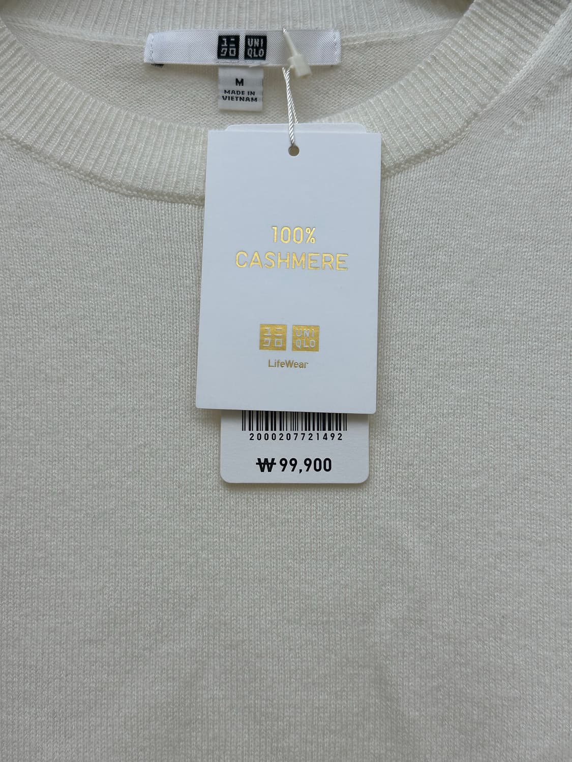 유니클로 캐시미어 100 여성 크루넥 스웨터 상품이미지2