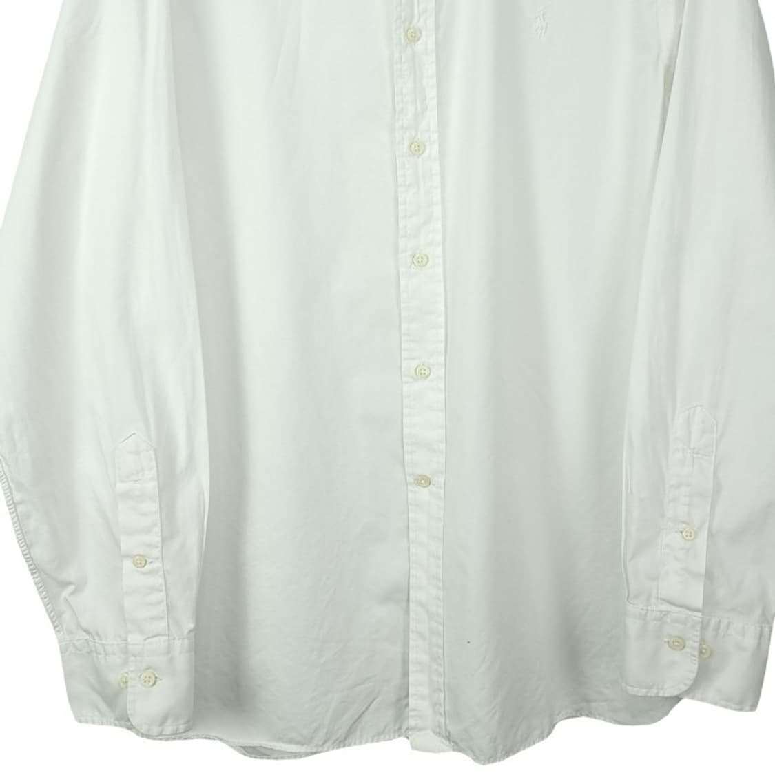 [폴로 랄프로렌] 화이트 포니 로고 자수 셔츠 M20228 상품이미지5