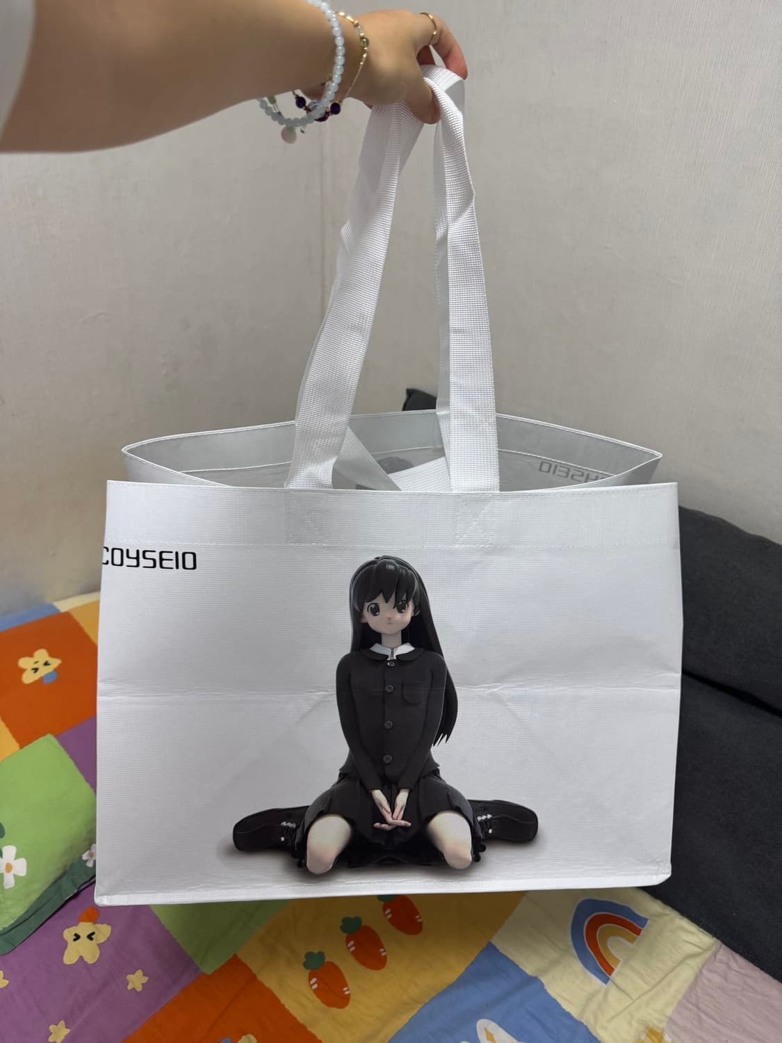 coyseio 쇼핑백 대형 새상품 상품이미지3