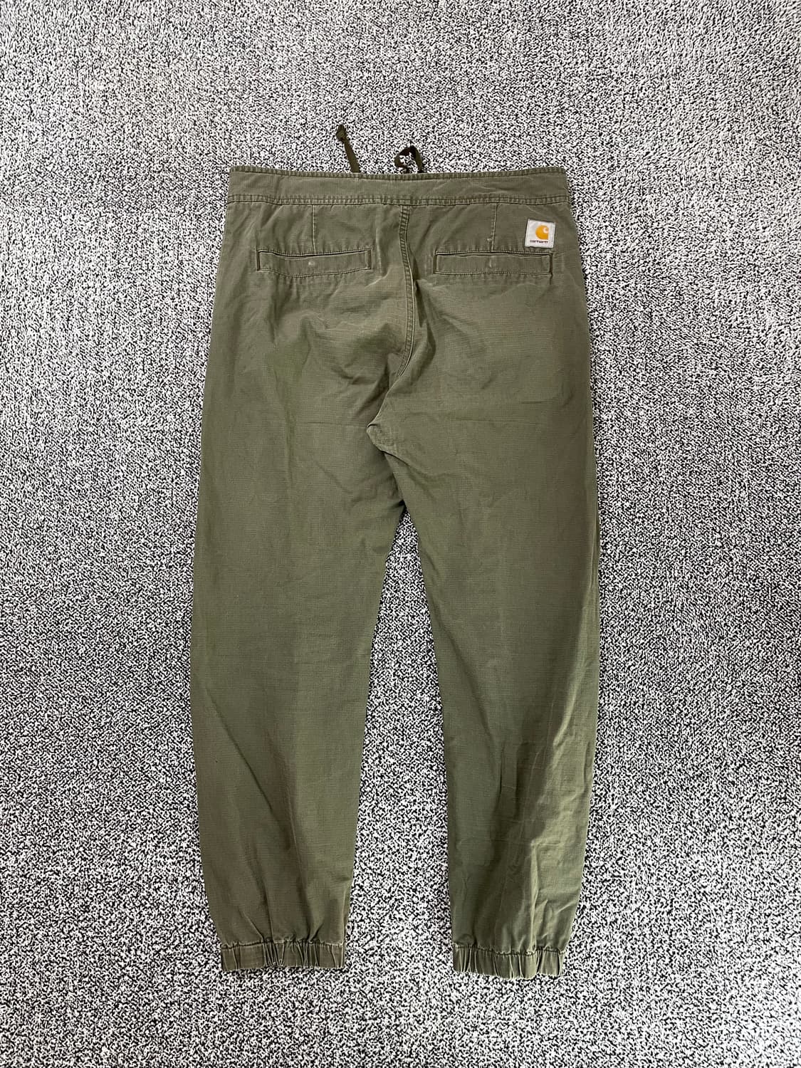 빈티지9. 칼하트 더블니 패치 조거 팬츠 워크팬츠 바지 카키 상품이미지3