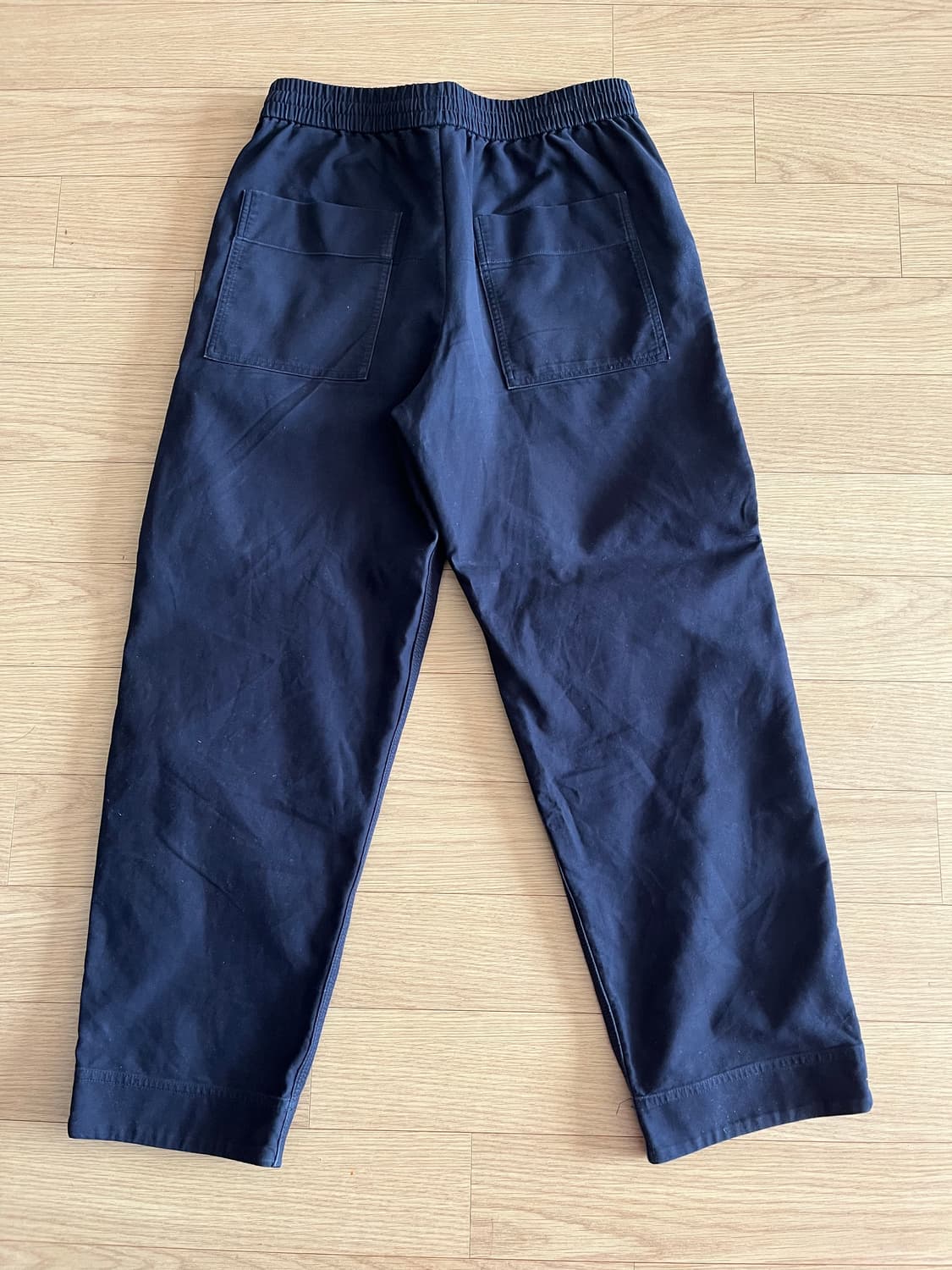 코스 일자 팬츠 네이비  상품이미지3