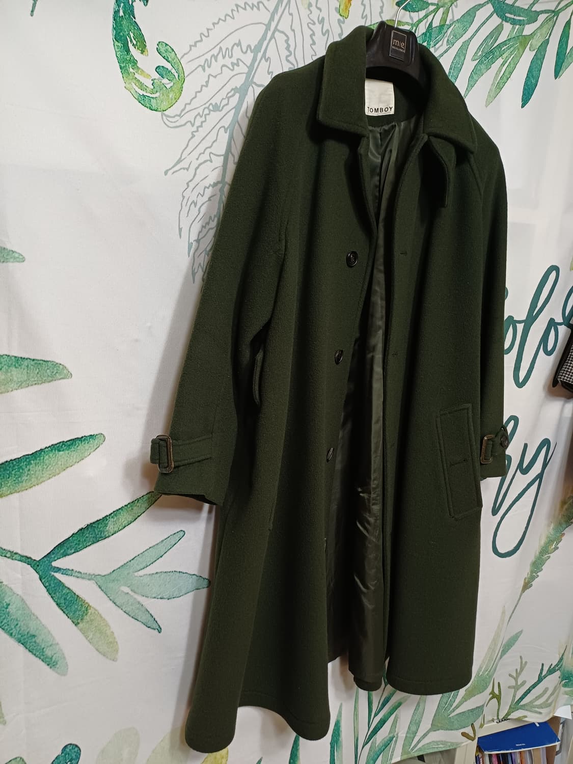 톰보이/모직 롱코트  상품이미지7
