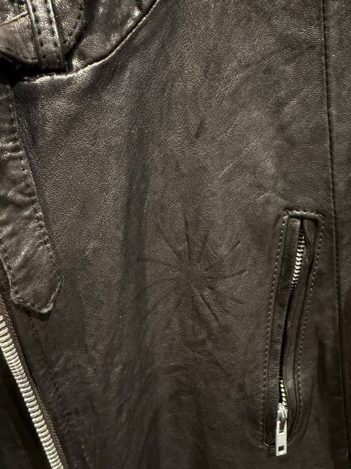 골든구스 아카이브 가죽자켓 (릭오웬스,발망) 상품이미지9