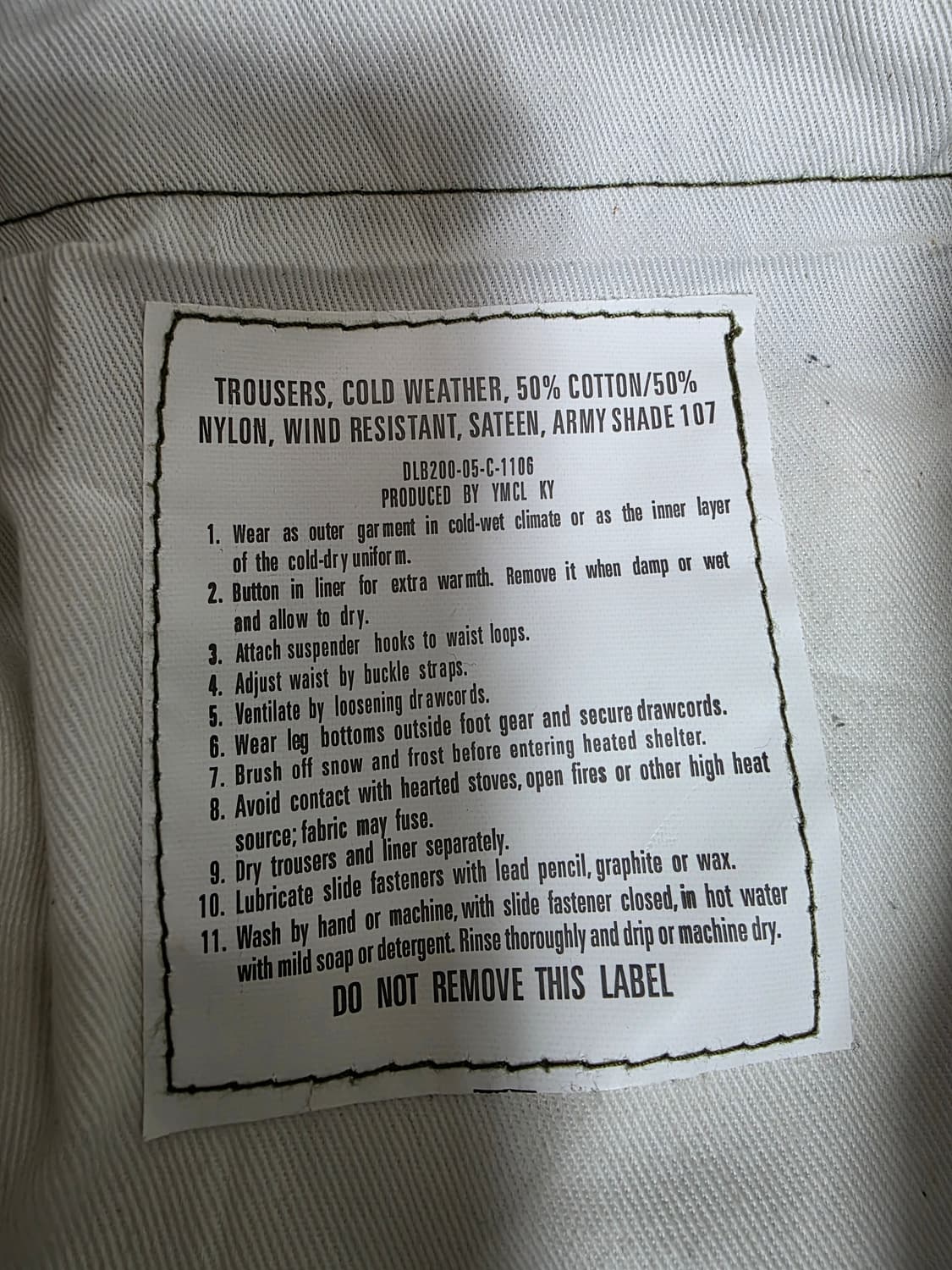 미군 BDU 팬츠 군복 바지 31 상품이미지10