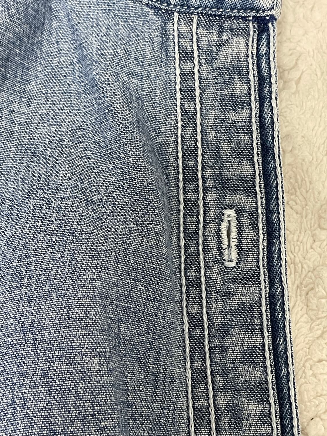 90s 올드 갭(GAP) 데님 헤비 데님 셔츠 L 상품이미지7