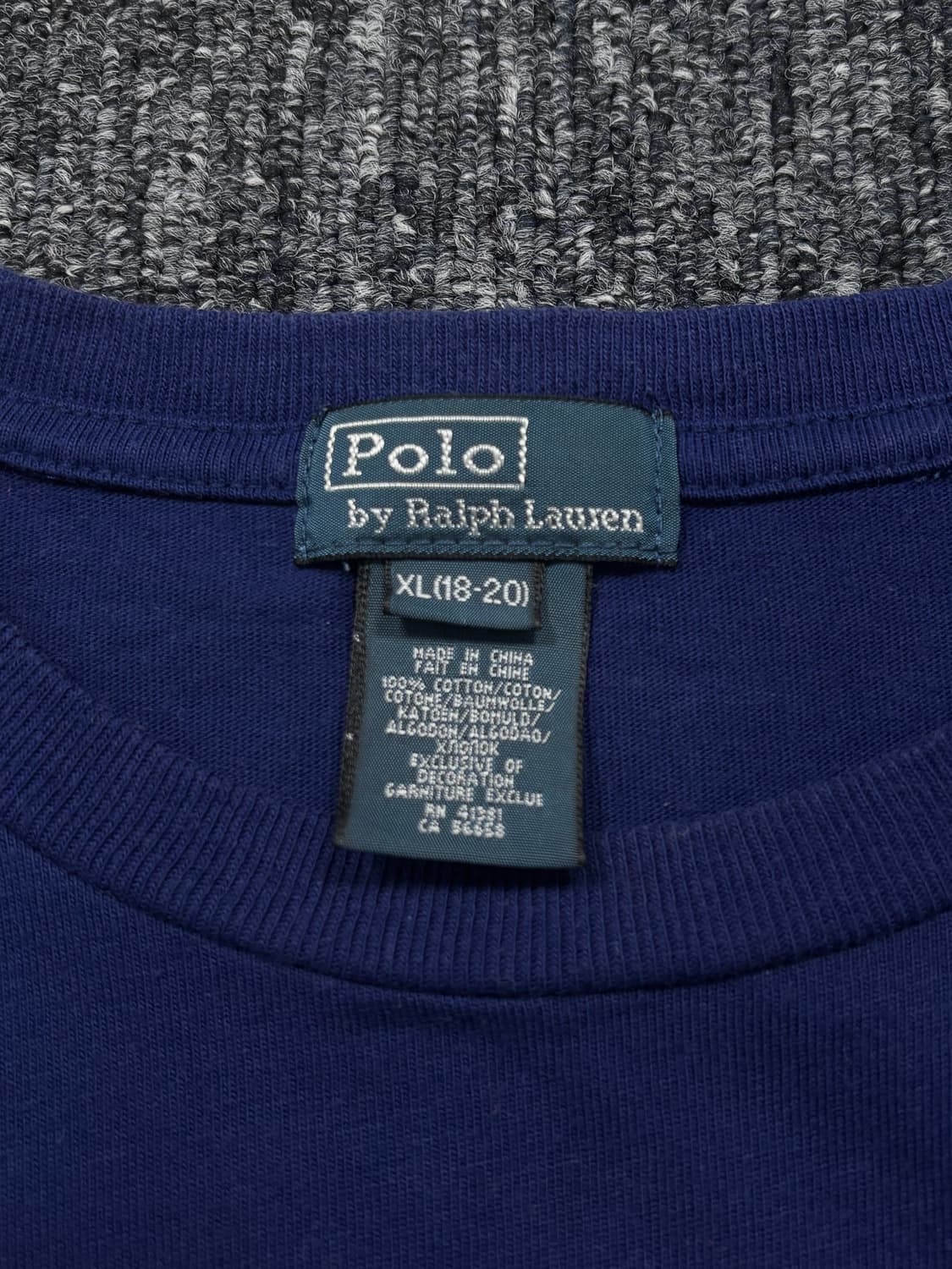 폴로 블루 빅포니 프랑스 롱슬리브 상품이미지6