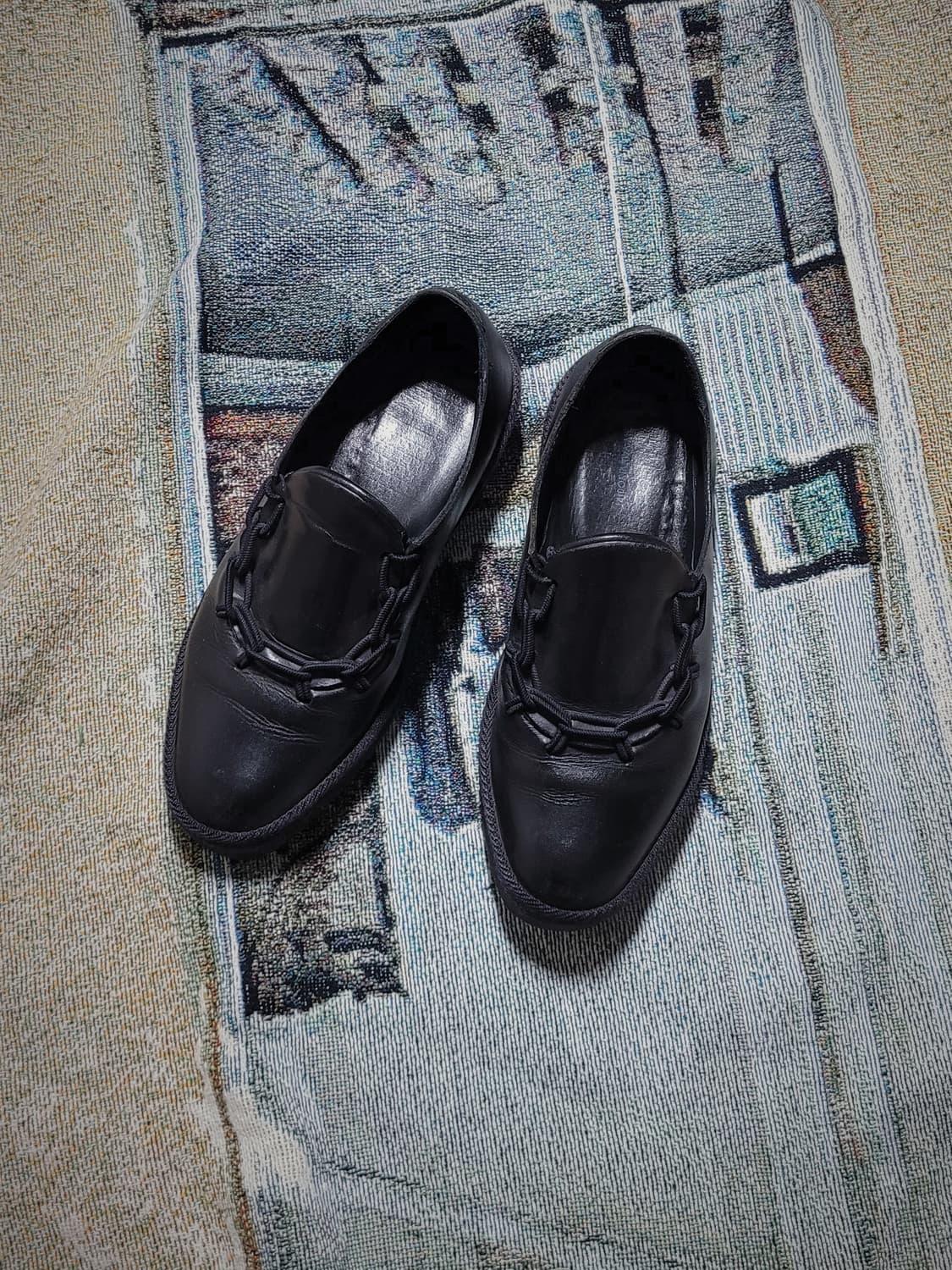 미도리카와 뉴 체인 레더 슈즈 상품이미지2