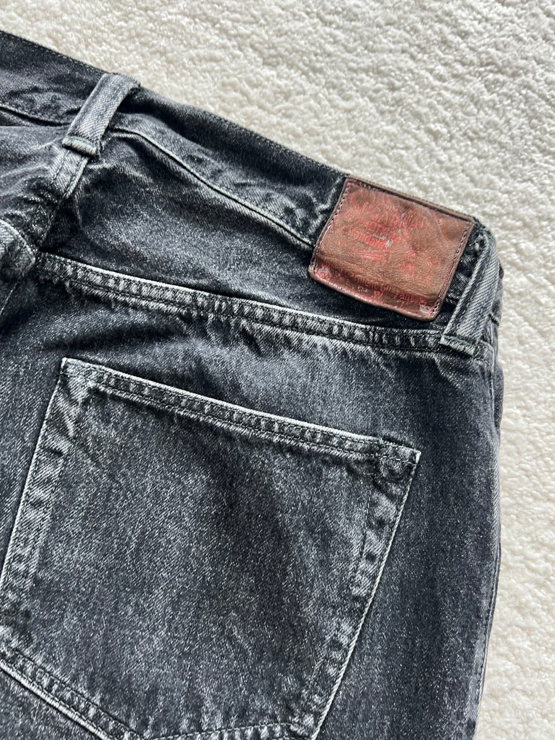 슈가케인 1947 데님 sc42460h 블랙 하드워시 상품이미지5