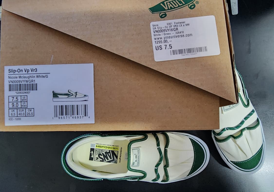 [255] 반스 X 니콜 맥러플린 슬립온 VR3 쿠시 컴피쿠시 상품이미지2