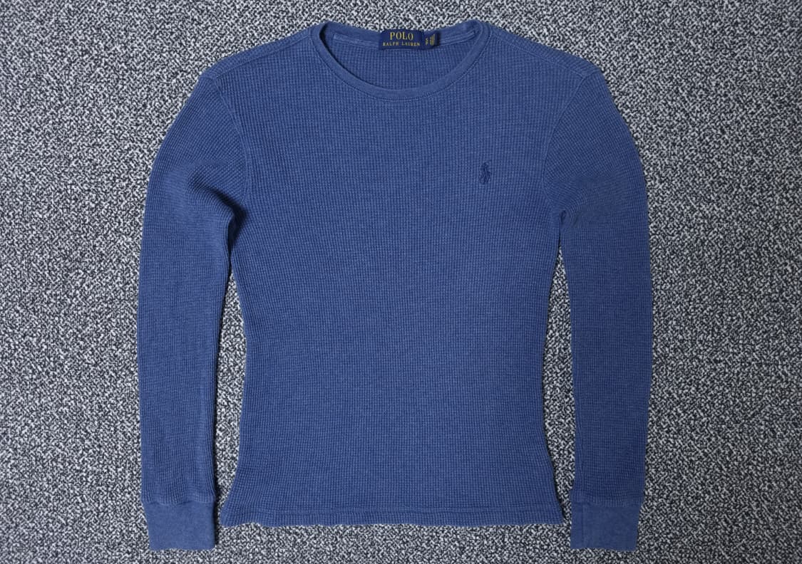 [무료배송][S]폴로 여성용 롱슬리브 와플티 긴팔티 상품이미지1