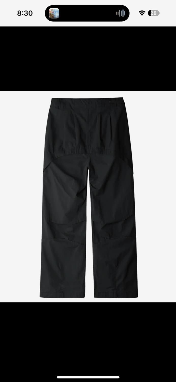 CURVED SIDE STRAP PANTS (BLACK) 상품이미지3