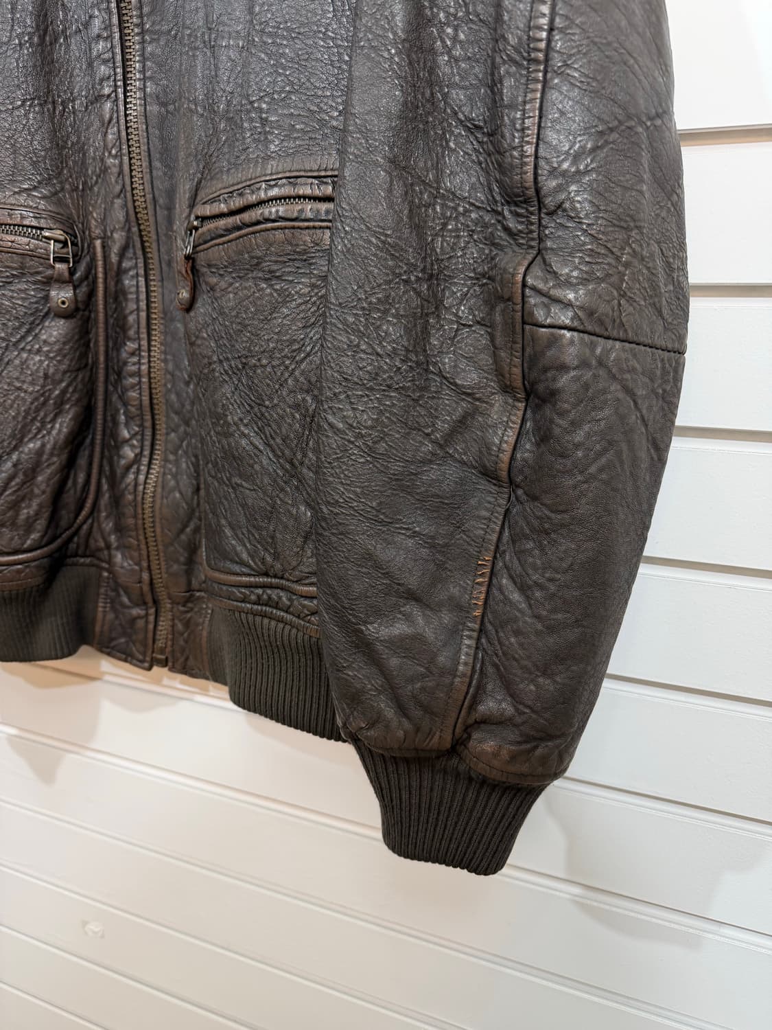 Giorgio Cellini leather jacket 양가죽 자켓  상품이미지4
