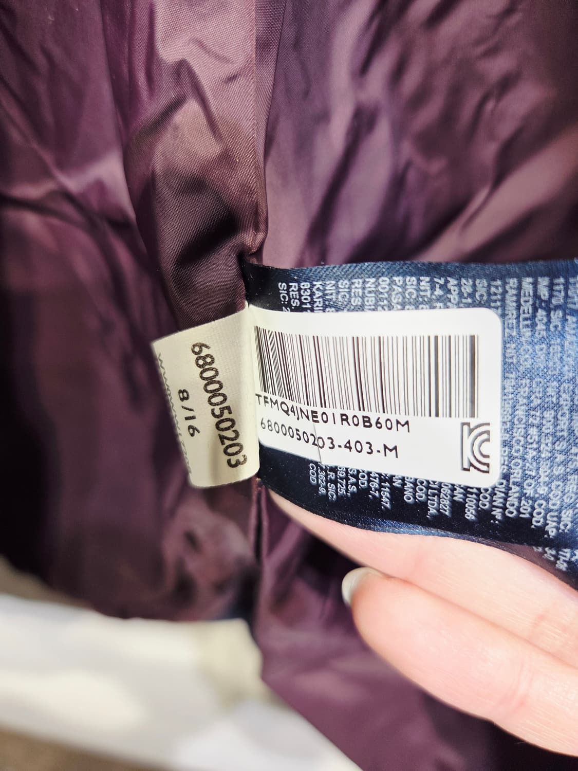 타미힐피거. 여자 네이비 다운 롱 패딩_M 상품이미지8