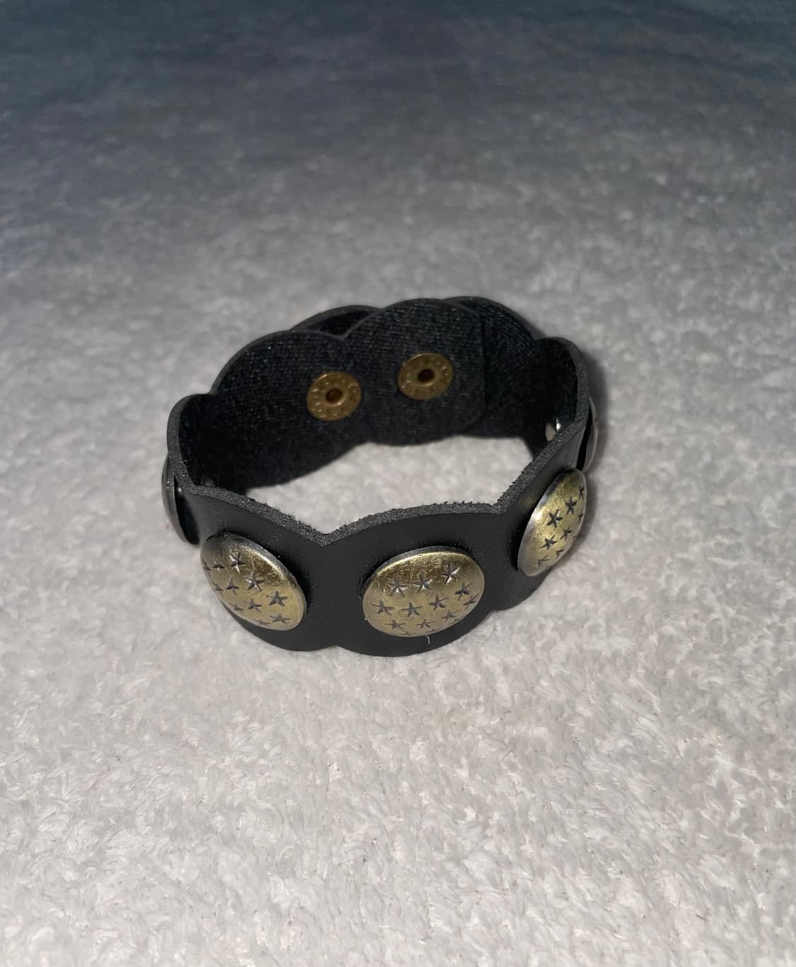 Star studs leather bracelet 상품이미지1