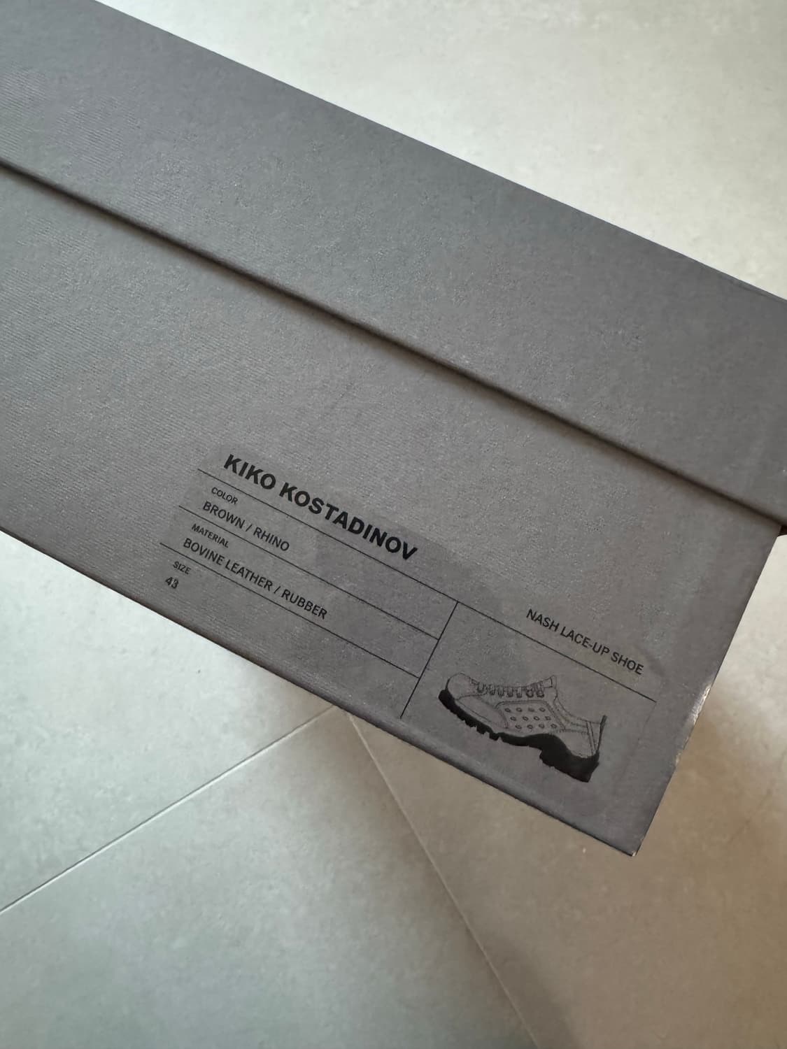 키코 코스타디노브 nash laceup shoes 43 상품이미지5