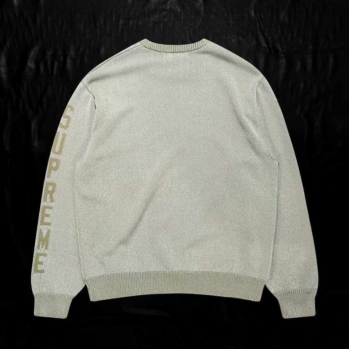 슈프림 리플렉티브 올리브 니트 스웨터 상품이미지3