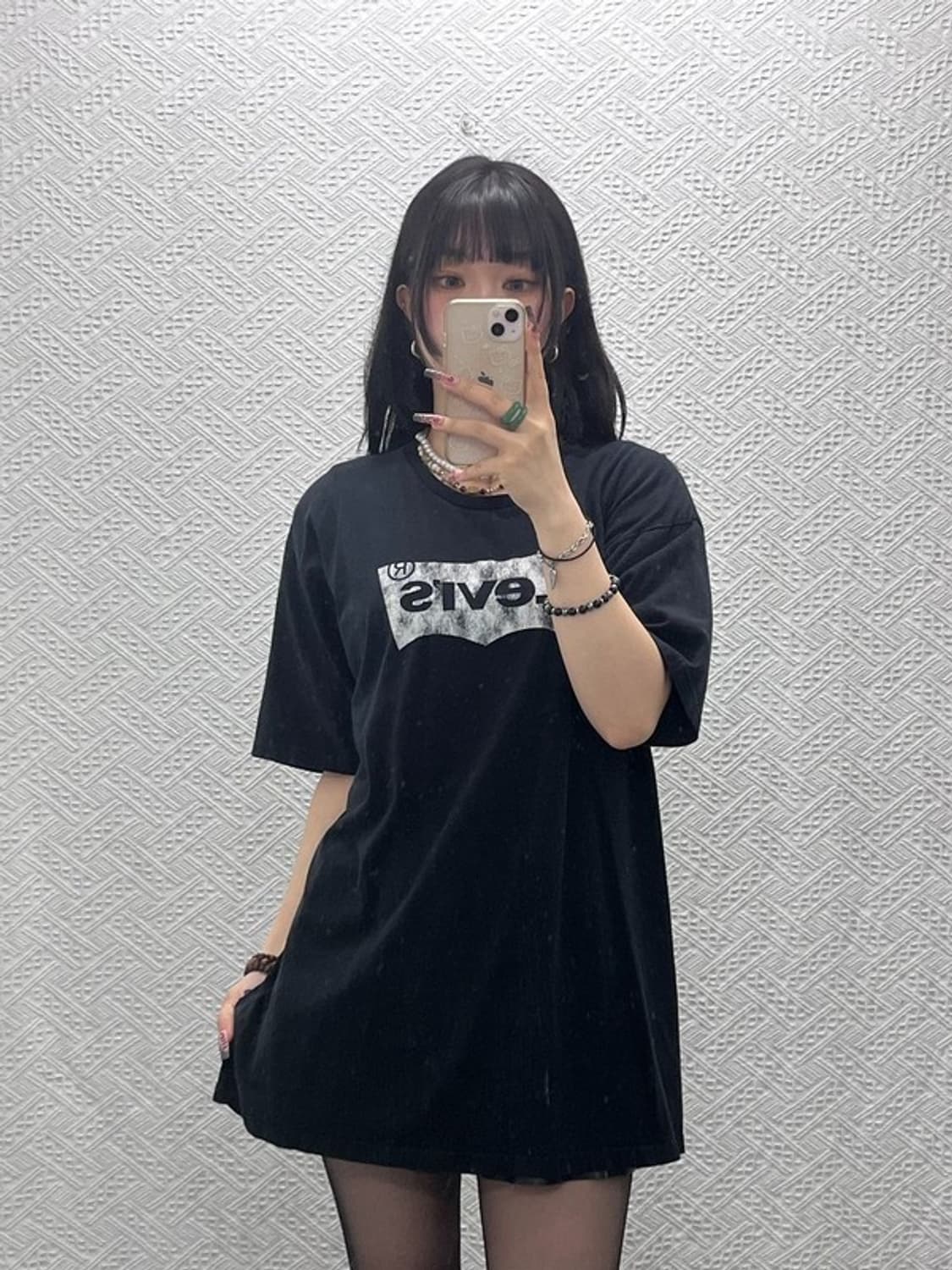 리바이스 빈티지 캐주얼 오버핏 프린팅 반팔티 XL C12017 상품이미지1