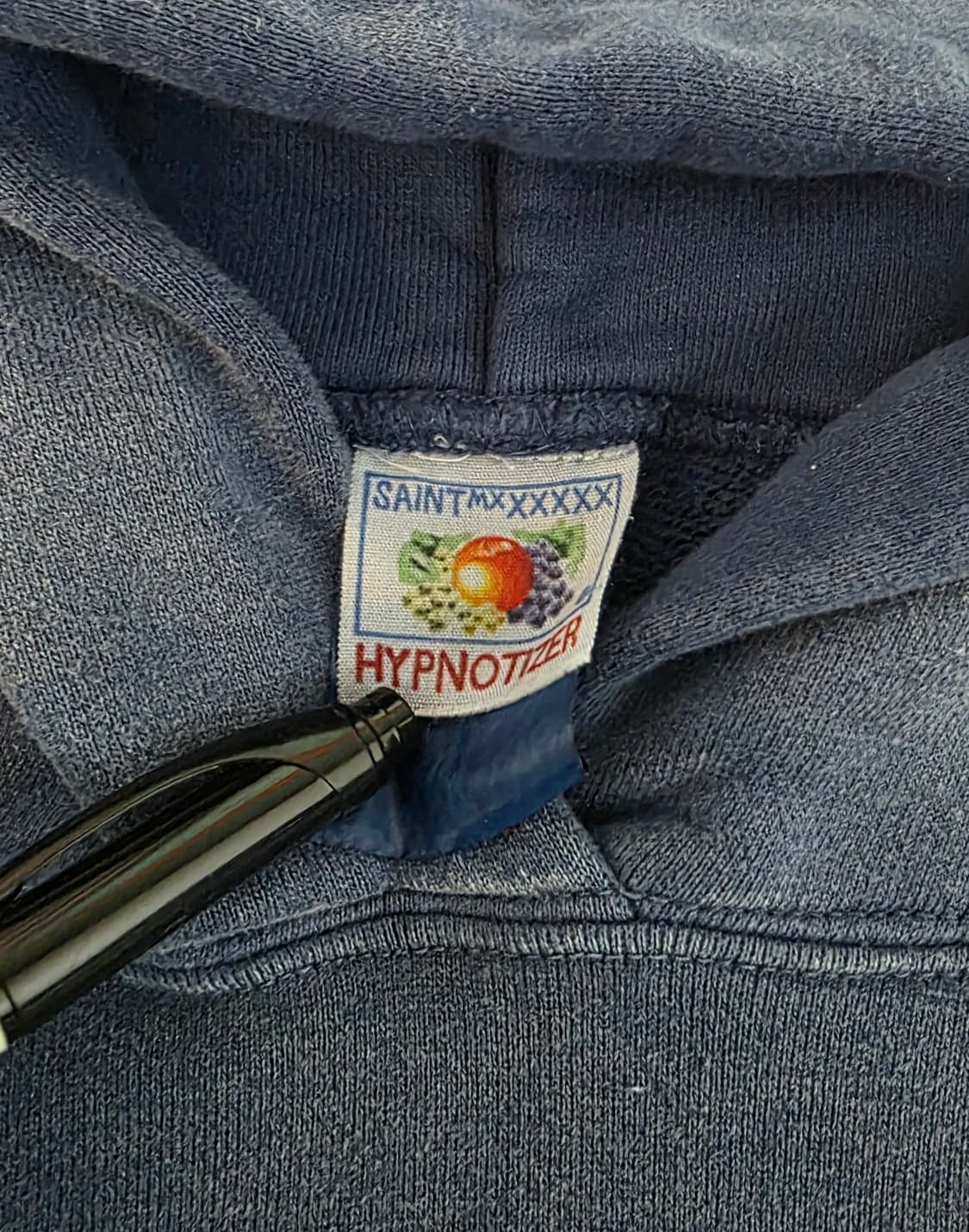 [L] 세인트미카엘 24AW 조던 오마주 엔젤 후드 네이비 상품이미지7