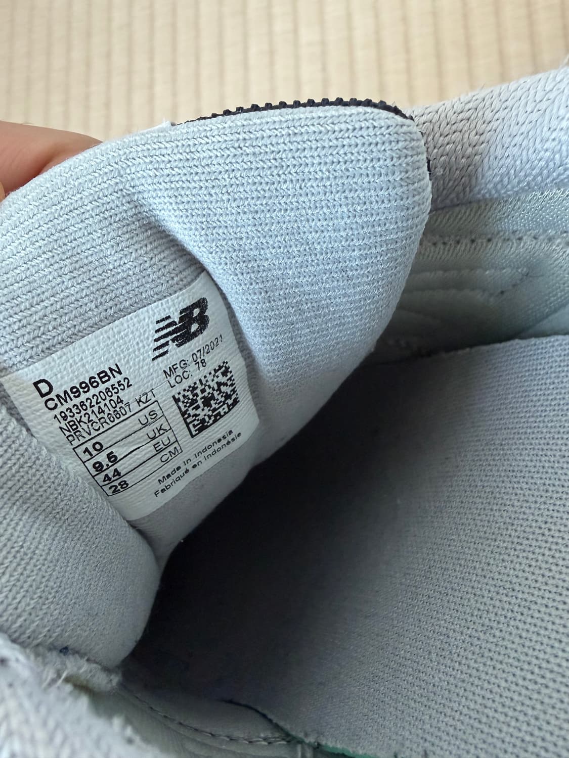 뉴발란스 996 네이비 280 상품이미지7