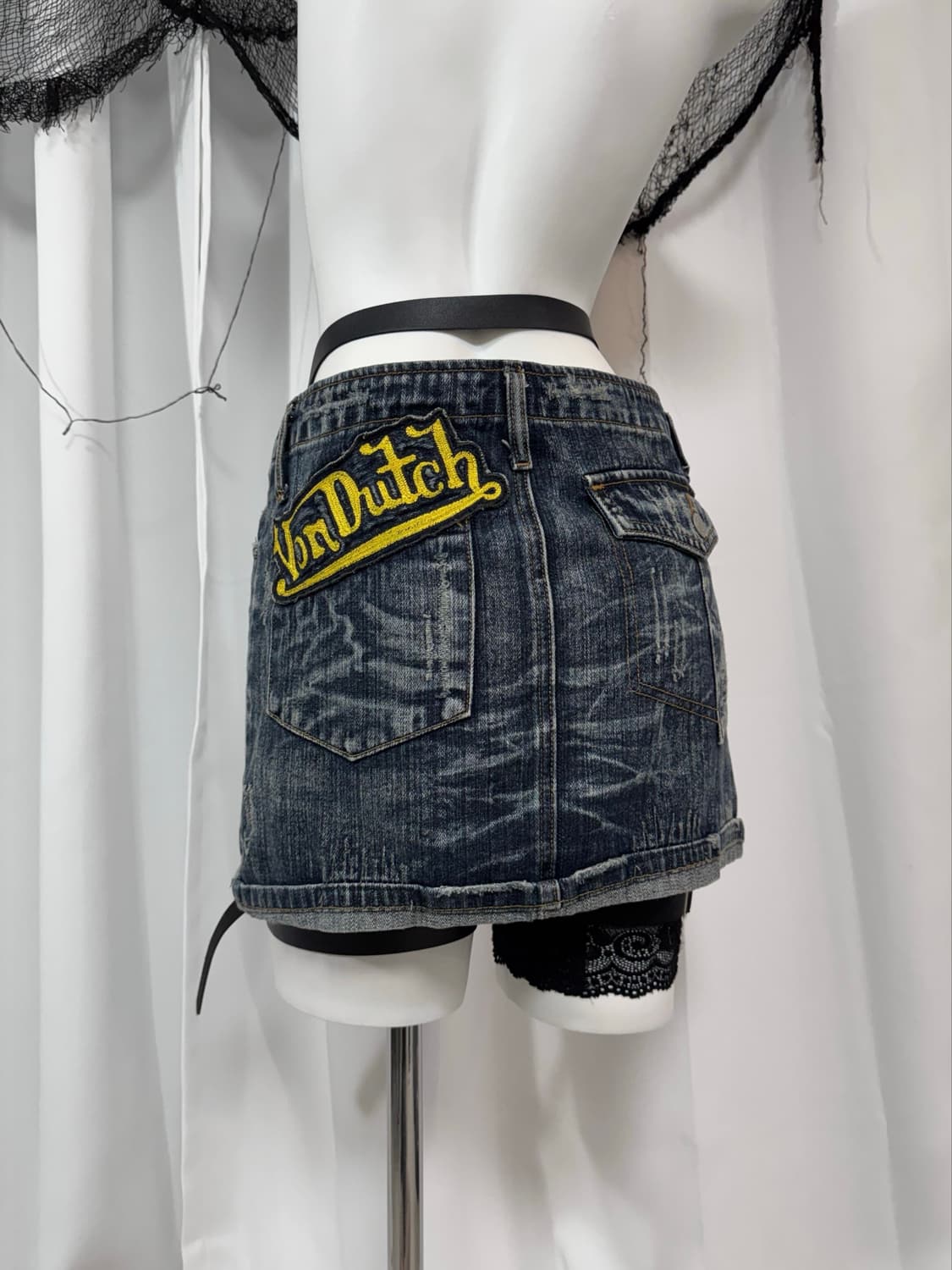 von dutch denim skirt 상품이미지1