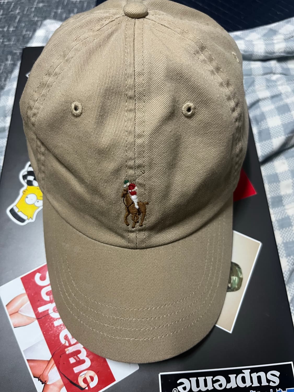 폴로 랄프로렌 가죽스트랩 신형 볼캡 상품이미지1