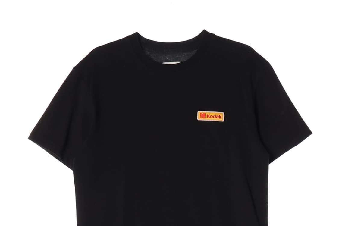 코닥 시그니처 백로고 블랙 반팔티 S 상품이미지3