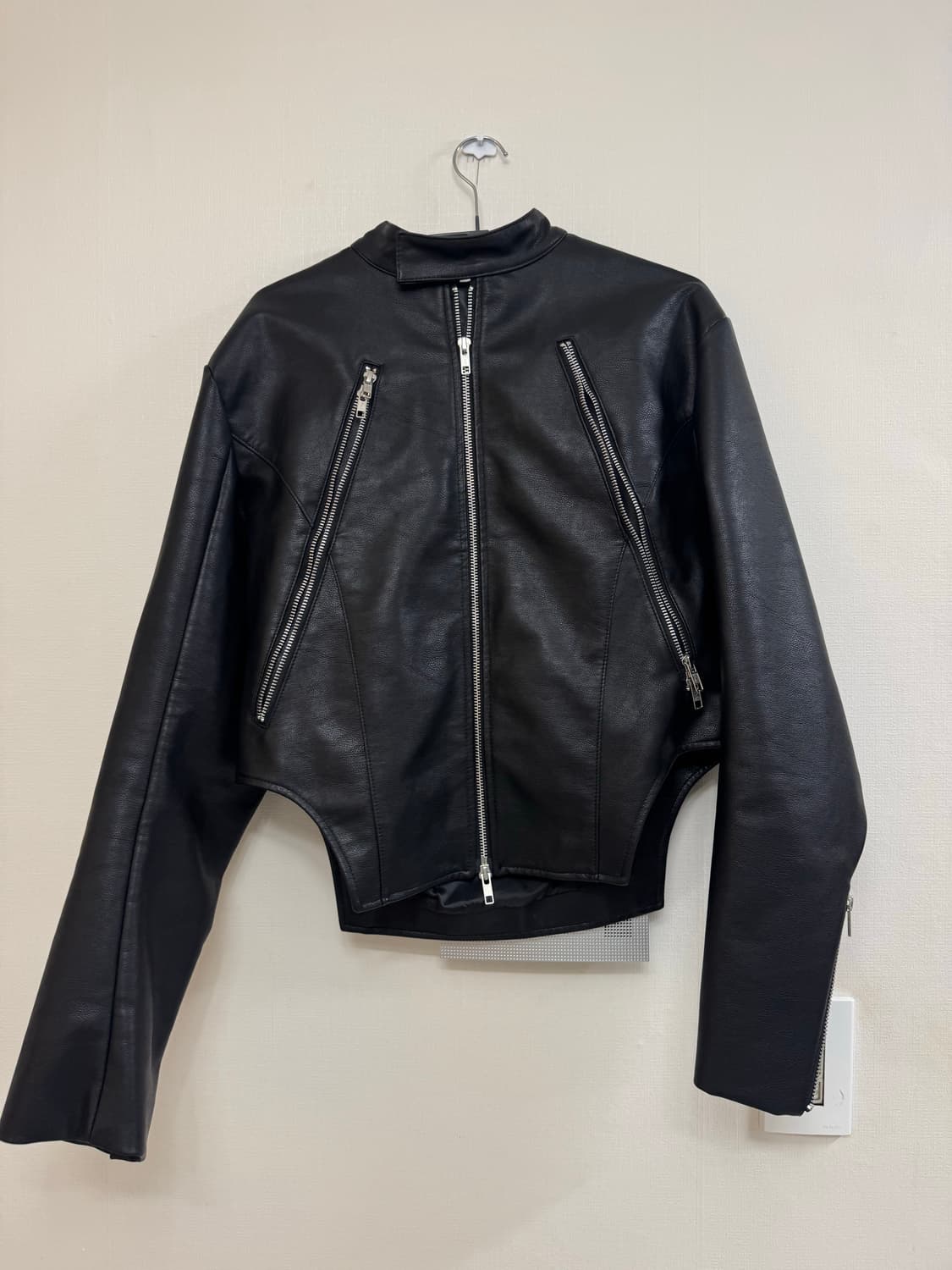 Sinusoidal 레이싱 레더자켓 상품이미지7