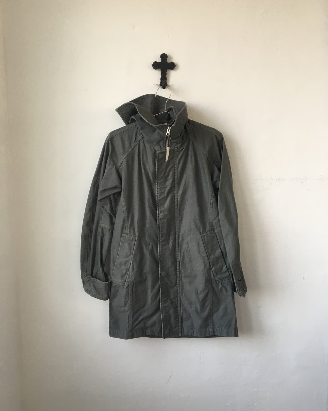 Zucca high neck hood filed jacket 상품이미지2