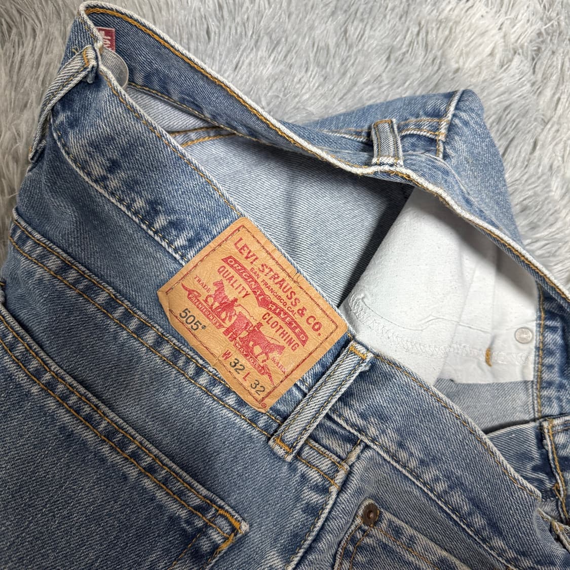 리바이스 505 스트레이트핏 32x32 사이즈 멕시코 002공장 상품이미지3