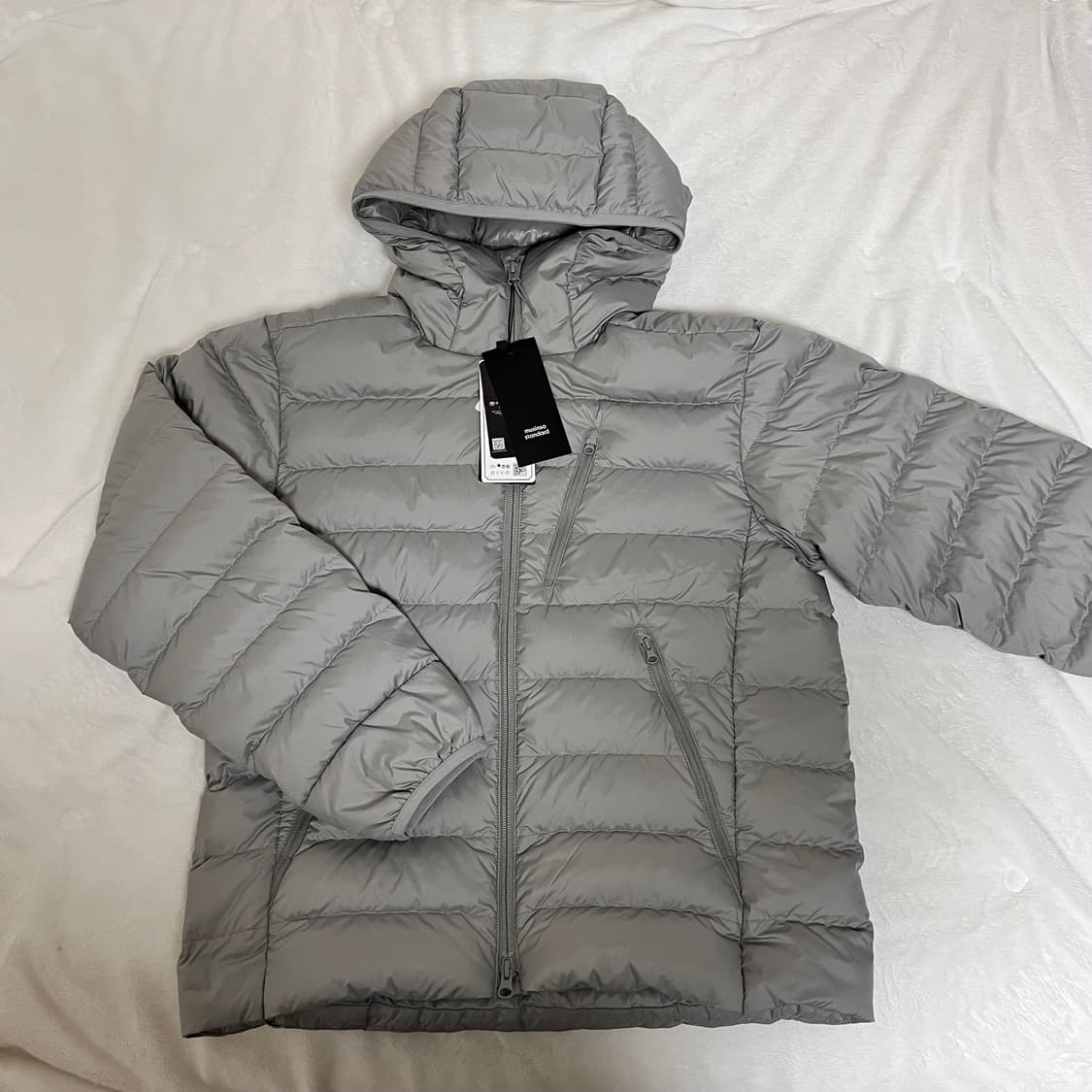 무신사스탠다드 시티레저드 후디드 라이트 그레이 m 상품이미지2