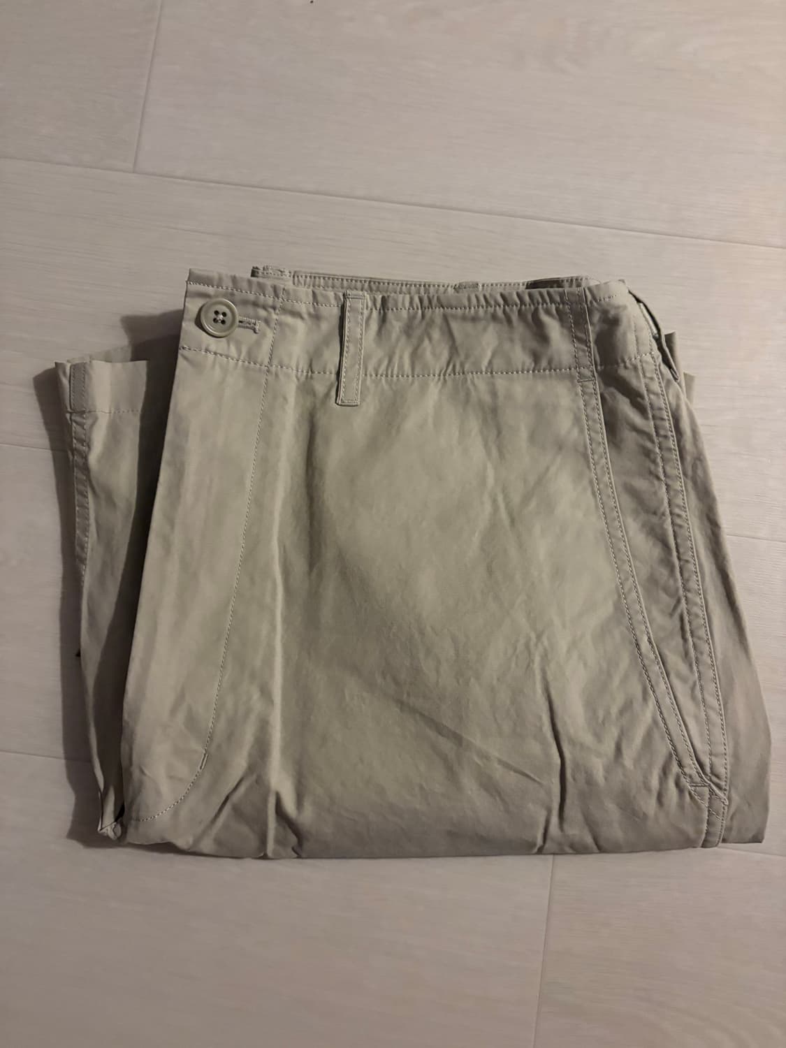 25ss 브라운야드 에센셜 치노 쇼츠 아이보리 상품이미지1