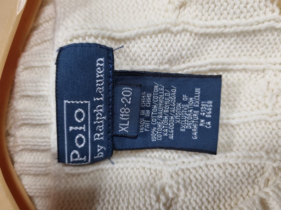 폴로랄프로렌 남성 꽈배기 니트 베스트  상품이미지2