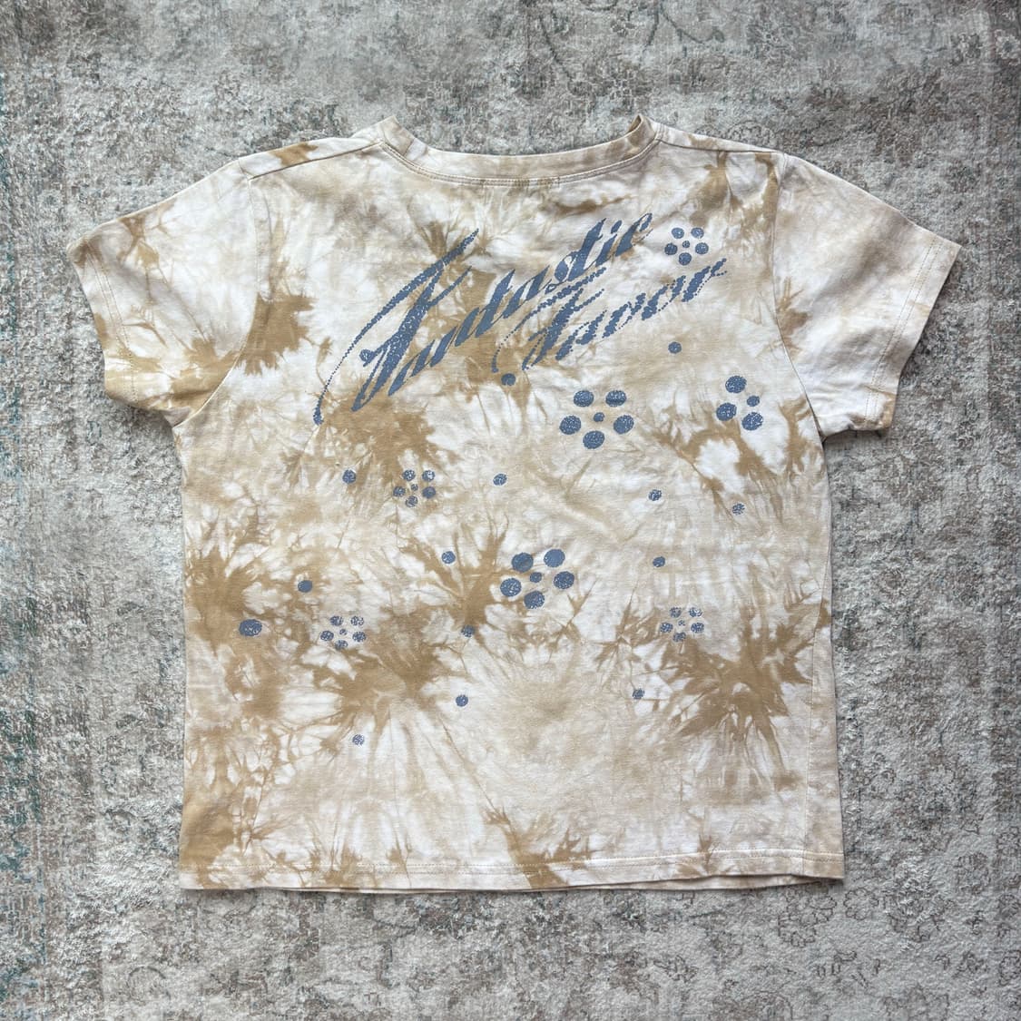Floral Print Tie-Dye T-Shirt 상품이미지4