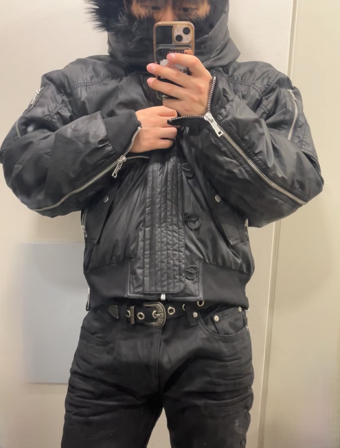 레이서 월드와이드 BLACK AVIATOR BOMBER (L) 상품이미지4