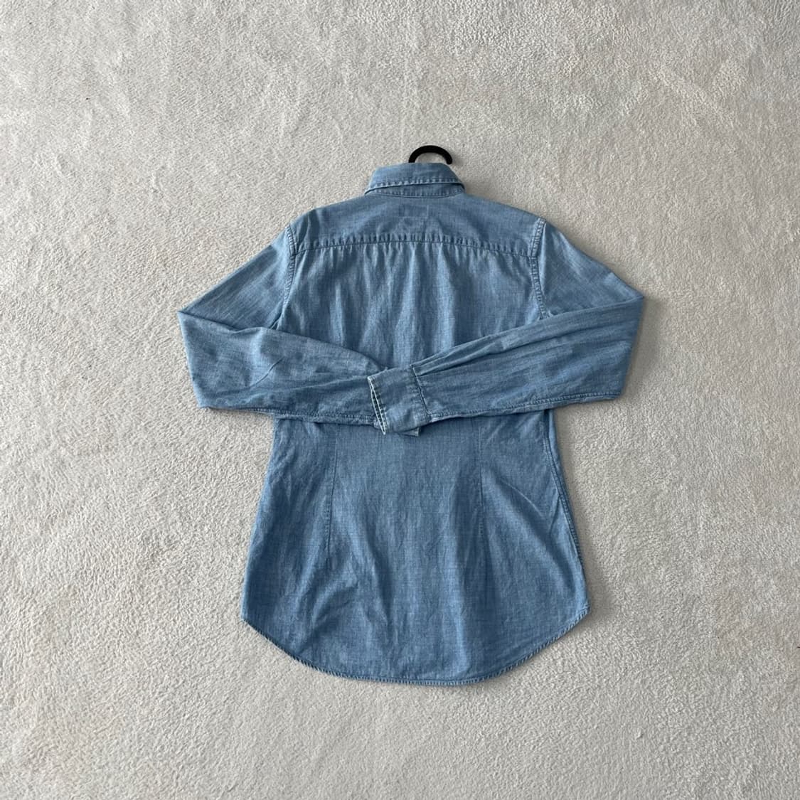 4 폴로 여성 샴브레이 데님 셔츠 상품이미지8