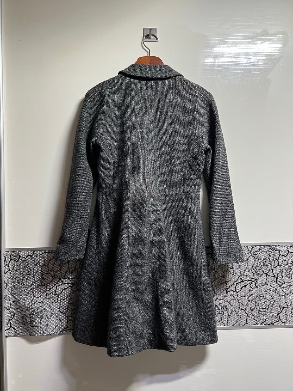 띠어리 (theory) 더블 버튼 울 코트 그레이 상품이미지6