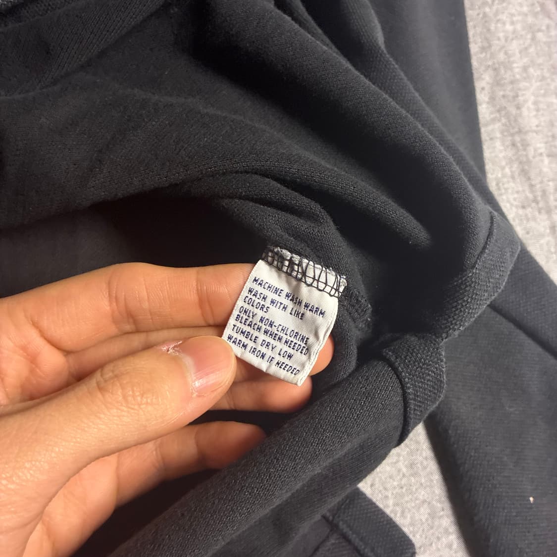 폴로 랄프로렌 블랙 긴팔 카라티 S사이즈 상품이미지4