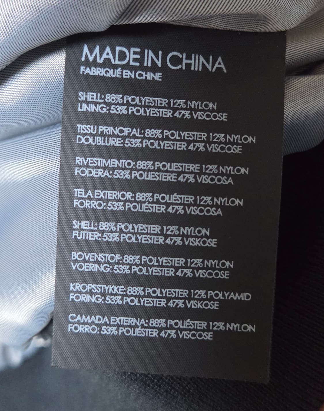 (착샷) 클럽모나코 봄버 블루종  상품이미지5