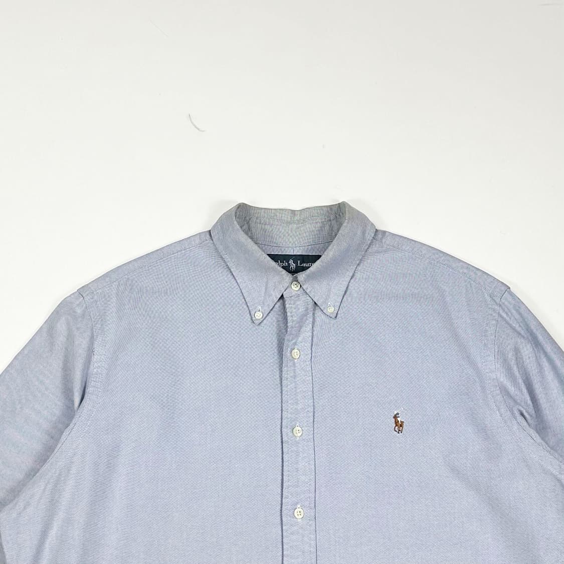 폴로 랄프로렌 포니 커스텀핏 스카이 블루 셔츠 (실측 XXL) 상품이미지1