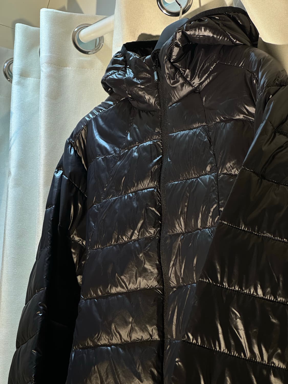 후아유 _ 라이트 후디 자켓 블랙 XL 상품이미지4