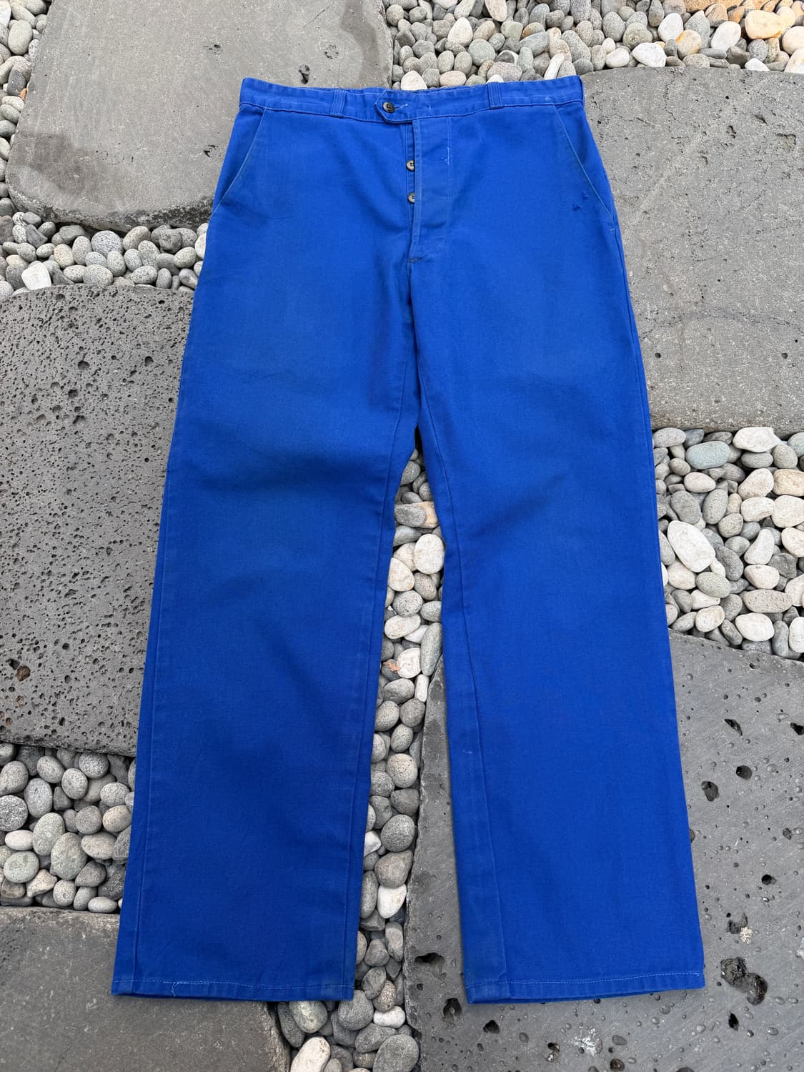 OLD VINTAGE WASHED BLUE 빈티지 프렌치워크팬츠 상품이미지1
