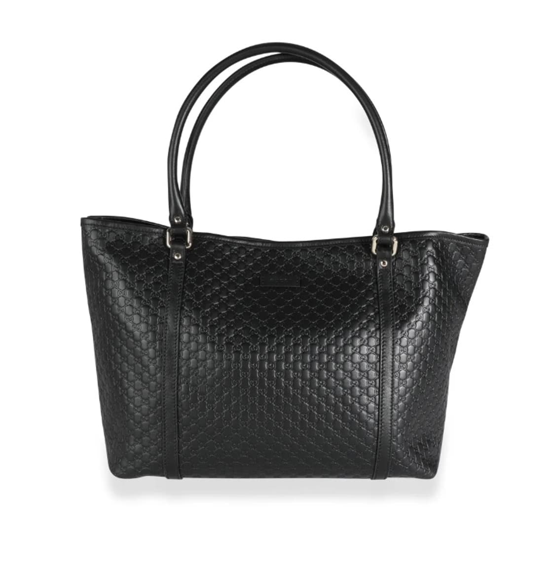 [정품] 구찌 마이크로 시마 레더 토트백 블랙 풀구성 상품이미지1