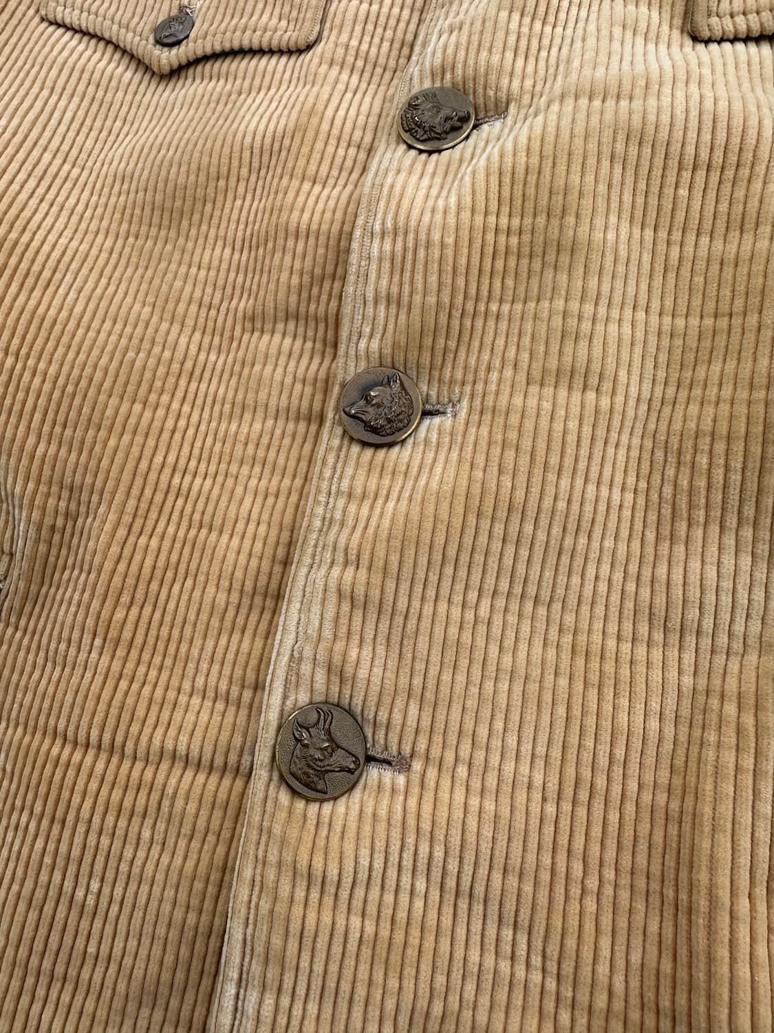 50s 유로 빈티지 동물 버튼 헌팅 워크 자켓 상품이미지3