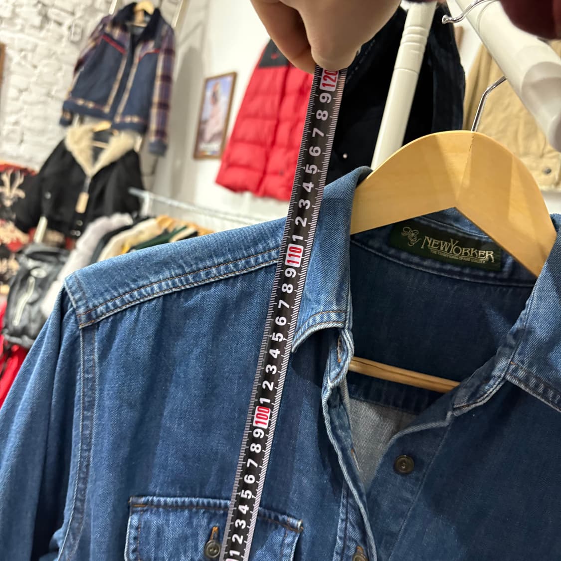 japan빈티지 롱 셔츠 드레스 상품이미지6