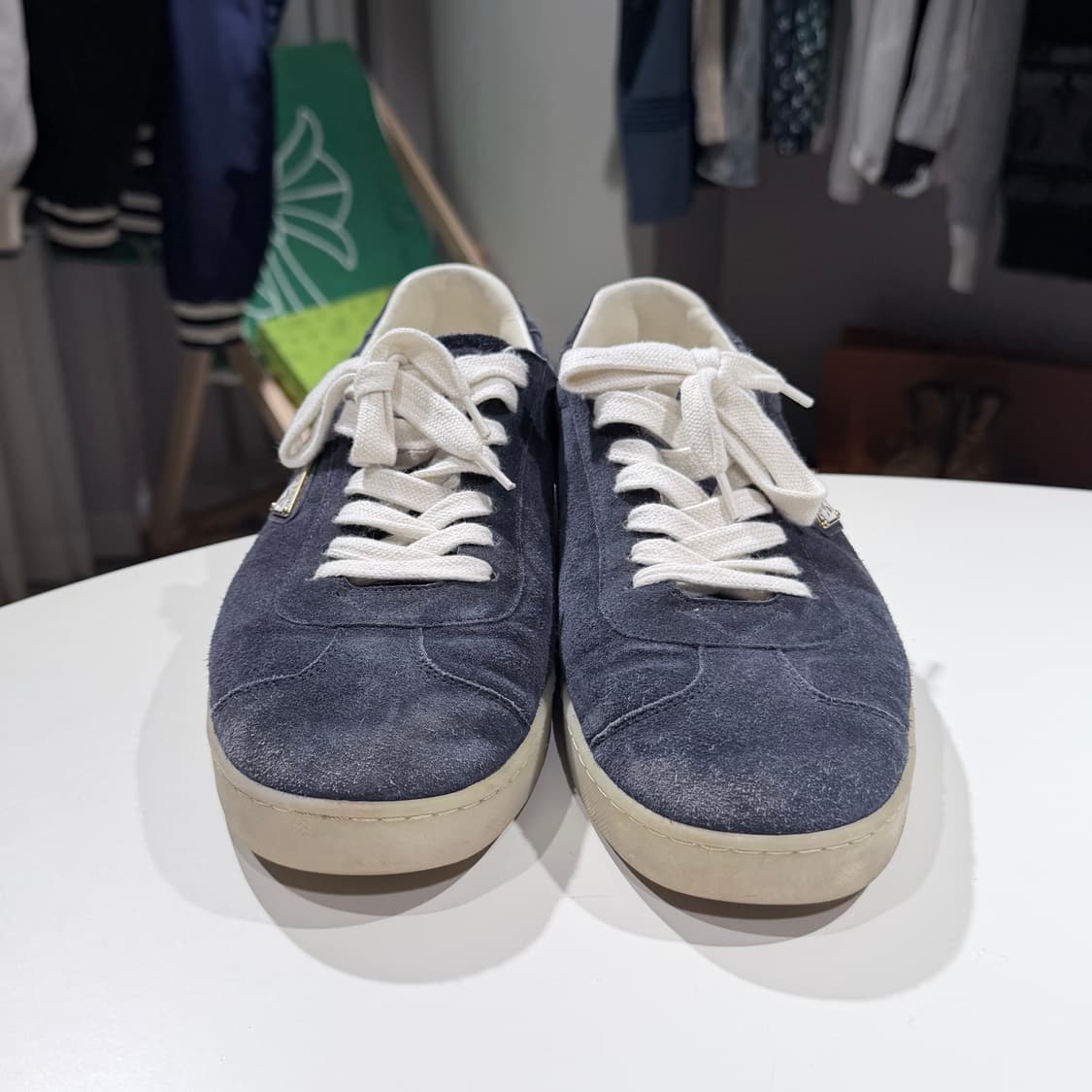 (A/9) / 프라다 레인 스웨이드 스니커즈 네이비 상품이미지2